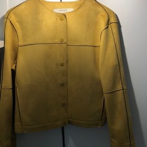 Yellow Zara jacket